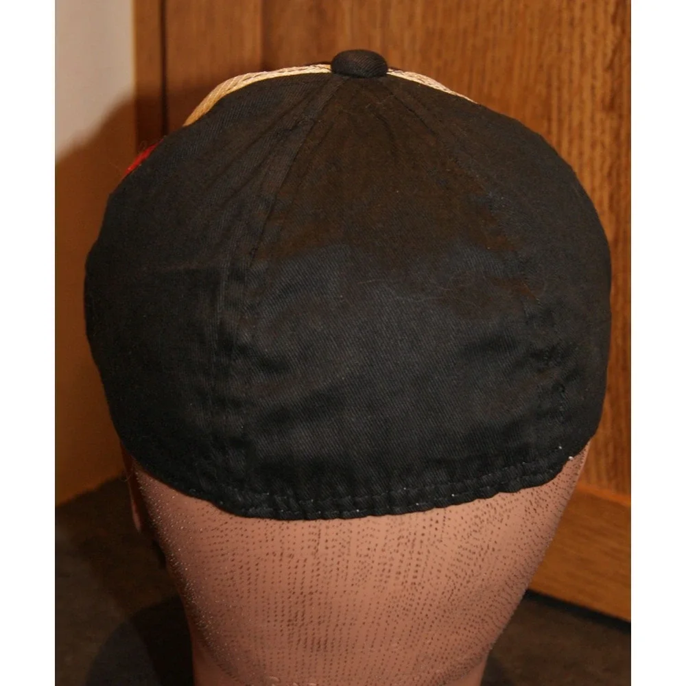 RARE Chicago Bulls Youth 3-7 yrs Stretch Fit Hat Cap Strings, Mesh Vintage 90s